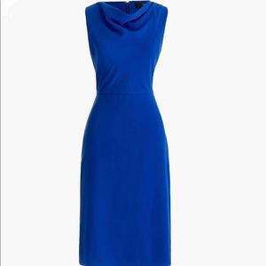 NWT J. Crew Tall Cowl Neck Sheath Dress